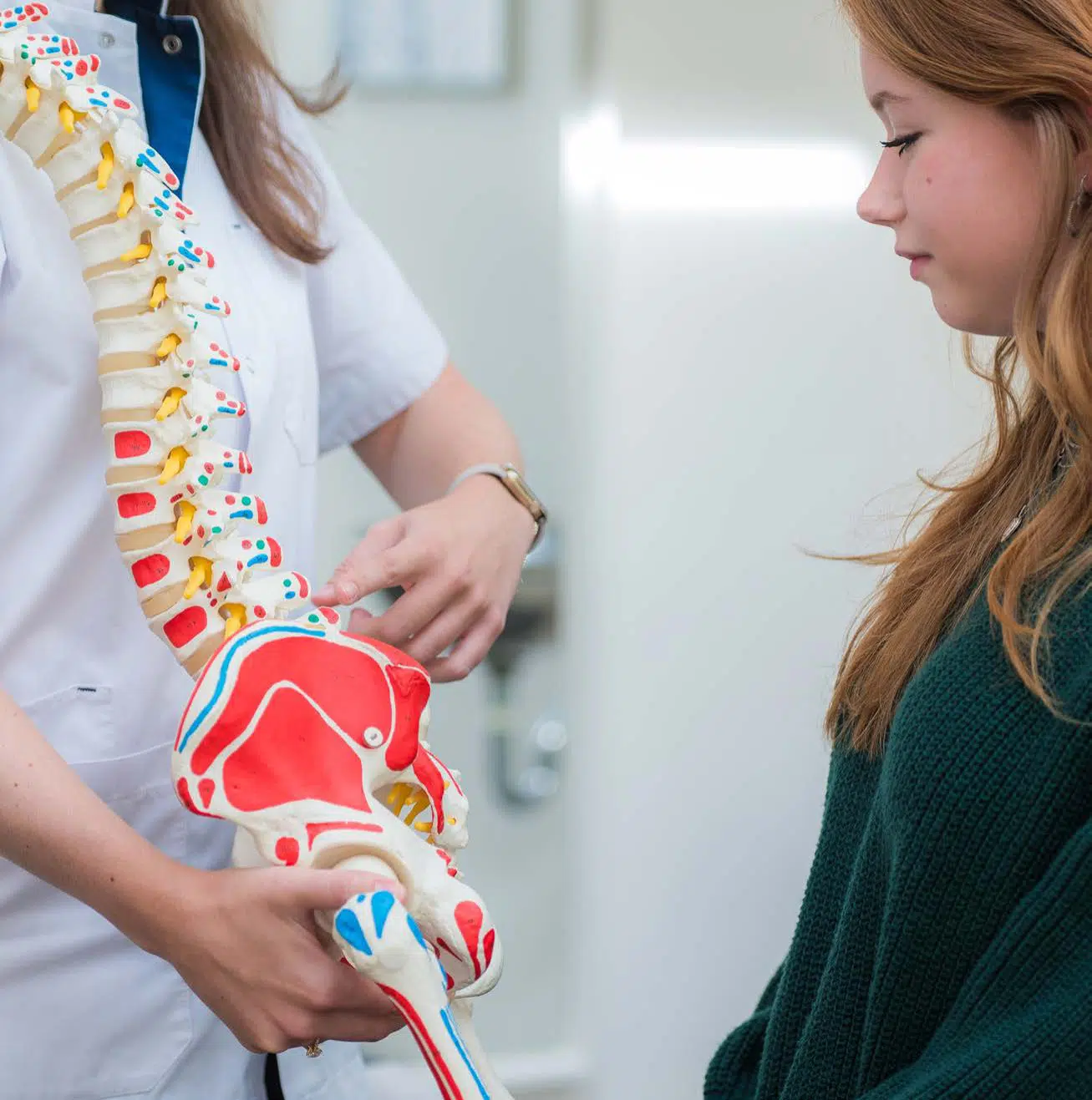 Ruggenwervel bij chiropractie